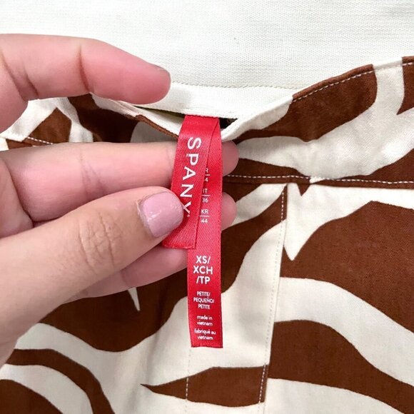 Spanx Zebra Polished Printed Ankle Pants Size XS - Picture 3 of 6